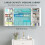 Homcom HOMCOM Wall Mount Medicine Cabinet with Key Lock and 2 Doors, White 2