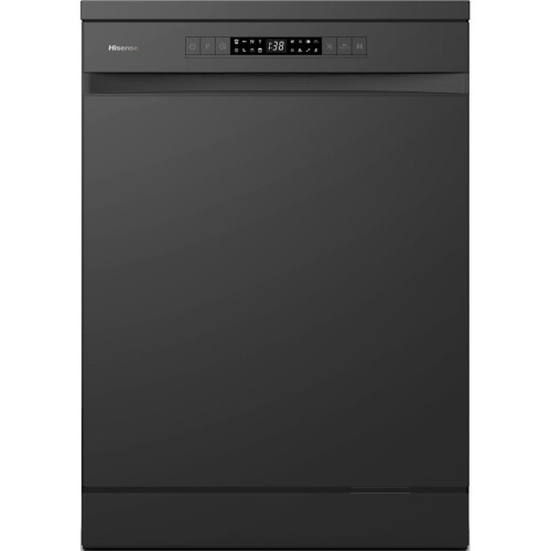 Hisense Hisense HS622E90BUK Full Size Dishwasher Black E Rated