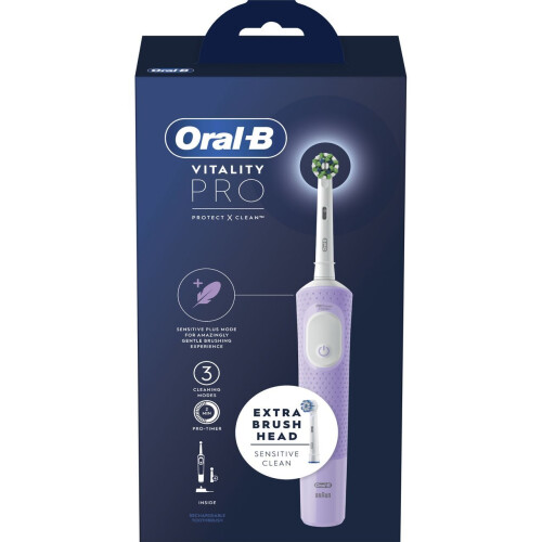 Oral-B Oral-B Vitality PRO Electric Toothbrush With Timer Lilac 1
