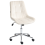Beliani Office Chair MELROSE Velvet Off-White 1