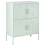 Beliani Storage Unit HOLBECK Metal Mint Green 1