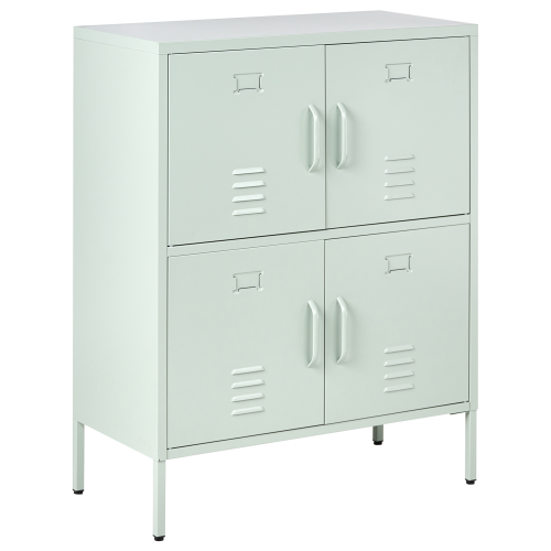 Beliani Storage Unit HOLBECK Metal Mint Green