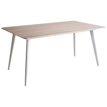 Garden Dining Table RODALLO 160 cm 90 cm Stone Travertine Effect
