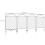 Decorative Black Metal Picket Fence Panels (4pcs) 3