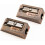(Copper, Single Hole) Ashton and Wright Metal Pencil Sharpeners - 2 Pack 2