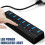 Data Hub Splitter with Individual Switches Multi USB Splitter Hub 23cm Cable 7USB 5