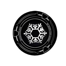 3pcs Magnetic Cooling Stickers High Efficiency Heat Reduction for Mobile Phone Black 6 cm