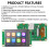 2.4inch LCD Screen Quick Response Time c 320x240 Resolution Metal Frame capacitive touch 9