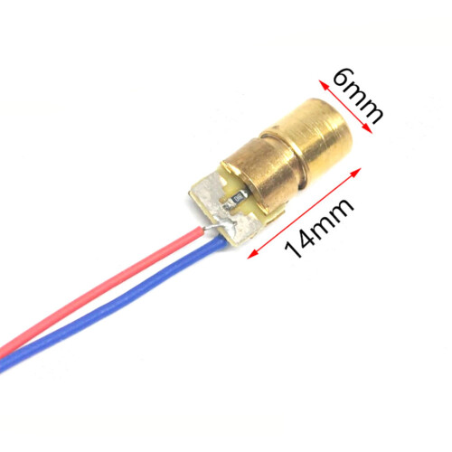 Coppered Head Diode Circuits 6mm Voltages 3V 5V Adjustable Focusing Red Beam 3V 20 packs 2