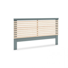 Cabecero para cama de 135-150 cm con patas incorporadas en verde salvia y oak soft Misty