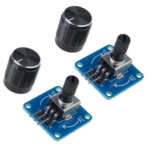 Rotary Angles Sensors Module for Precise Angles in Beginner DIY Application 2pcs