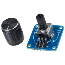 Small DC3V to 5.5V Rotary Angles Sensors Module with Knob Analog Output 1pc