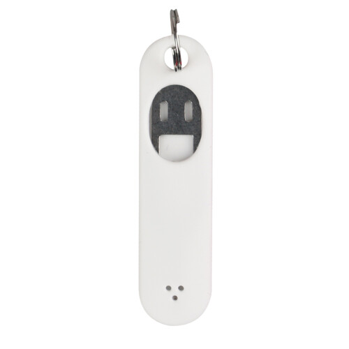 Mini Portable  Card Pin Memory Card Silicone Protective Case- Keychains White