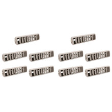 10X Couverture de Calandre de Panneau A/C de Sortie D'AéRation LatéRale de Climatisation de Toit de Voiture Beige Installer pour Pajero V93