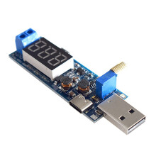 USB Boost Module Adjustable Output Voltages 1.2V to 24V for Electronic Projects