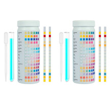Kit de Test D'Eau Potable de Qualité SupéRieure 16 en 1, pour Boire de L'Eau, 200 de Test D'Eau PréCises, pour la Dureté Du Plomb PH