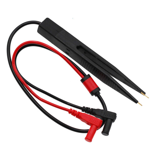 Precise Multimeter Pen Clip Test Leads Probes With Ergonomic Silicone Handle