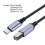 Type C 2.0 to USB Printer Cable Fast Data Transfer Universal for Quick Printing 50cm 4