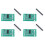 High Precise Load Cell Weight Sensors Module With 24Bit Double Channel Input 4 sets 1