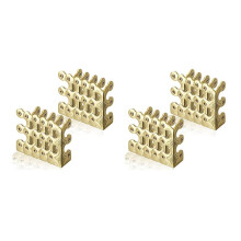 20 Stuks Plinthoekbeschermers - Messing Plinthoekbeschermers, Decoratieve Beschermhoes, voor Tafelkast