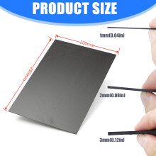 3K High Hardness Carbon Fiber Sheet 200x250mm Carbon Panel 1/2/3MM Thick Matte 1mm