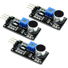 LM393 High Sensitivity Sound Sensors Module Single Channel Signal Output 4-6VDC 3pcs