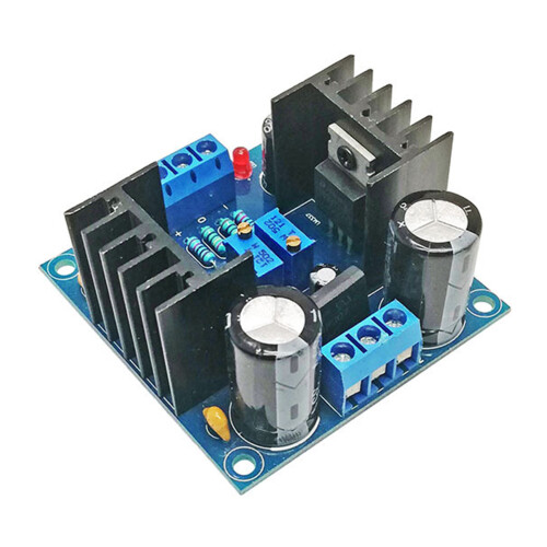 LM317 1.2V to 37V Adjustable Double Power Supply Board with Rectifier Filter