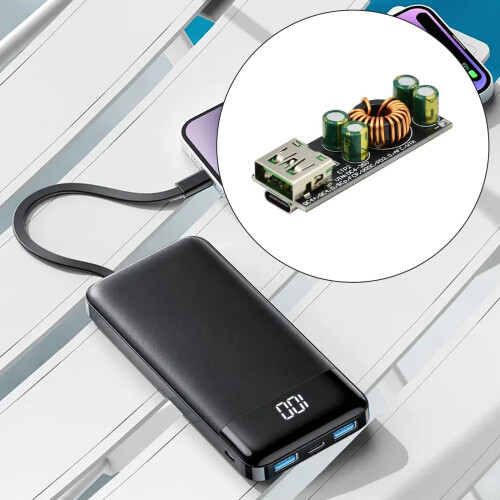 Fast Charging Adapter Module 60W DC6-35V To USB Type C Support PD3.0 QC4.0 1pc 1