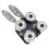 Double Paddles Mini CW Key Morse Key Magnetic Base Automatic Morse Code Key 1