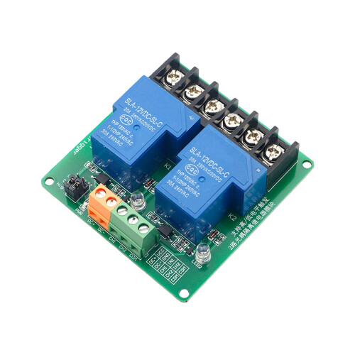 2 Channel 5V Relays Module Optocoupler Isolation 30A Alternating current Direct 12V