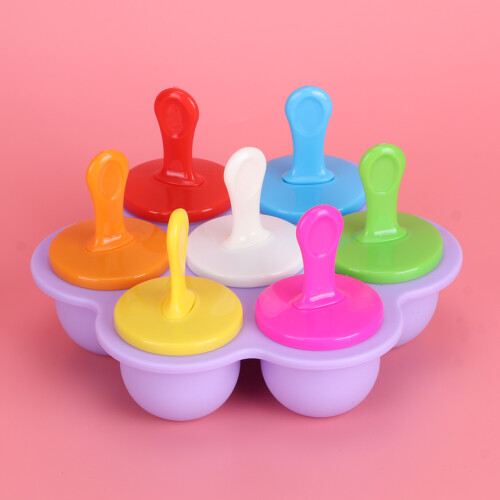 Küche Silikon Eis Form DIY lila wiederverwendbar