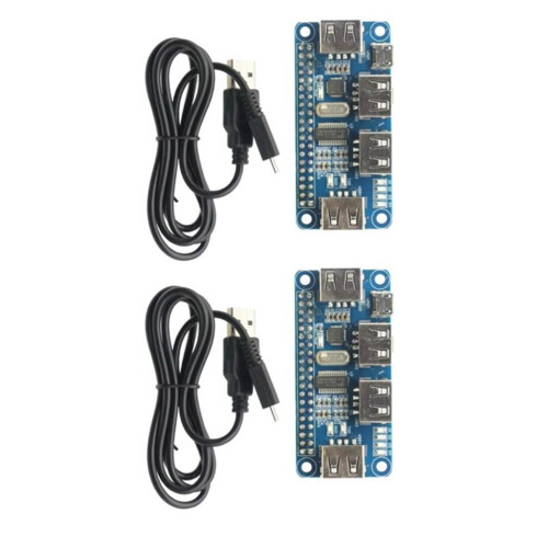 USB Hub HAT Featuring 4 USB2.0 Port UART Converters Functionality for Raspberry 2 sets