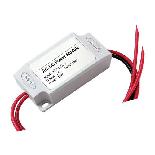 Efficiency LED Lighting Power Supply Featuring Protections Function 24V 500mA 12W