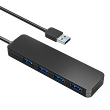 Multiport Adapter 4 Port USB 3.0 Hub for Laptop 4 in 1 USB Hub 30cm/120cm Cable 30CM