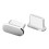 Cellphone Dustproof Parts Portable Charging Port Protector Type-C Dust Plug Silver 1