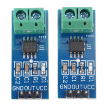 Pack Of 2 Hall Effect Current Sensors Module 5A/20A/30A Detection Analogs Output 20A range