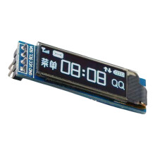 0.91inch Display Module Clear Visuals Precise For Microcontroller White