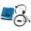 Call Center Phone Earpiece with Boom Mic for Shared Desk Use USB headset 1