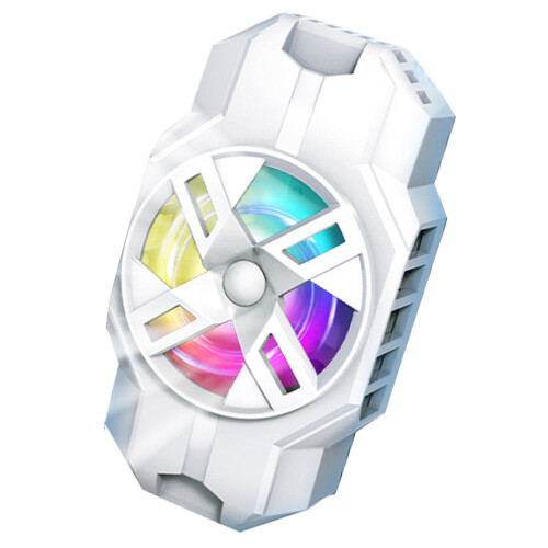 Advanced Mobile Cooling Accessory High Efficiency Phone Cooling Fan for game Ivory white