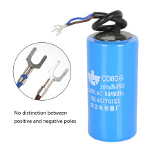 Durable CD60 Motor Run Capacitor 450V Reliable Performances for Electric Motor 300uf