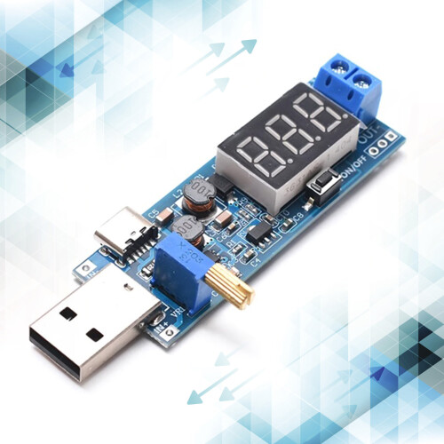 USB Boost Module Adjustable Output Voltages 1.2V to 24V for Electronic Projects 1
