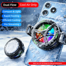 Cooling Fan with Light Magnetic Adsorption Low Noise Cooling System Heatsink White