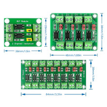 Plugs And Play PC817 Optocoupler Isolation Board For Electronic Project 4 way