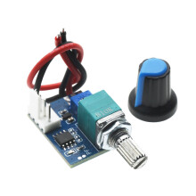 Rotary Knob Controlled PWM Fan Speed Controller Regulator for PC Computer Case With line