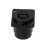 RJ45 Cat6 Socket D-Type Module Shielded Industrial Panel Mount Bulkhead Female Black 1