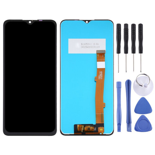 LCD Display Digitizer Assembly, Black Front Panel Repair Module for 6.52 Inch