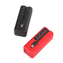 Universal Power Banks Housing with Detachable Cover for 18650 18700 20700 21700 Red