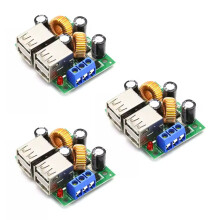 Efficient 94% Power Converters 4USB Port 5V Power Supply Module for Solar Systems 3pc