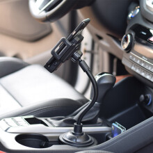 Car Flexible Cup Holder Base for Mobile Phone Stand Navigation Entertainment Use