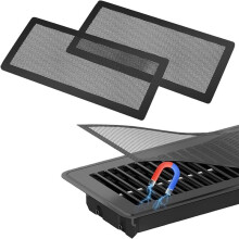 2 Coperture Magnetiche per Ventilazione del Pavimento - Filtri A Rete da 5,5x12 Pollici per Casa/Pavimento/Parete/Soffitto Catturano Detriti, Polvere